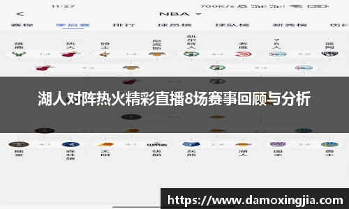 湖人对阵热火精彩直播8场赛事回顾与分析