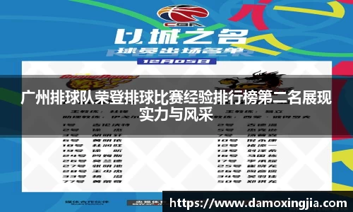 广州排球队荣登排球比赛经验排行榜第二名展现实力与风采